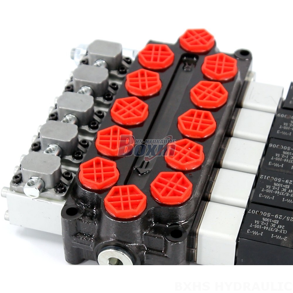 Hydraulic Q45 5 Spool Monoblock Directional Control Valve detail image